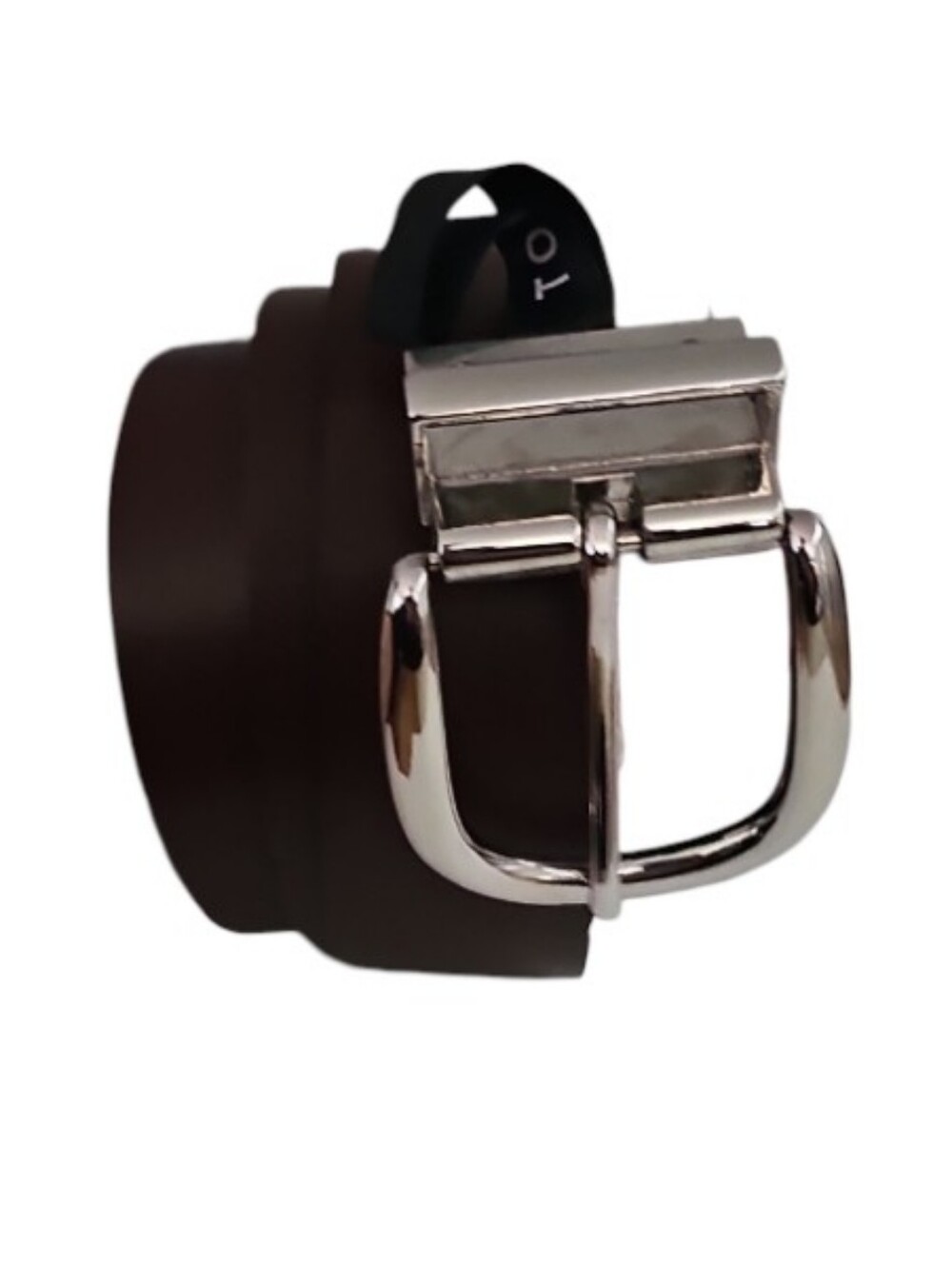 Torrid Reversible Belt Plus Size 14/16 Black Brown Faux Leather Silver Buckle